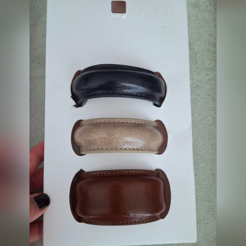 Zara Vegan Bracelet Charms in Black, Beige, Brown